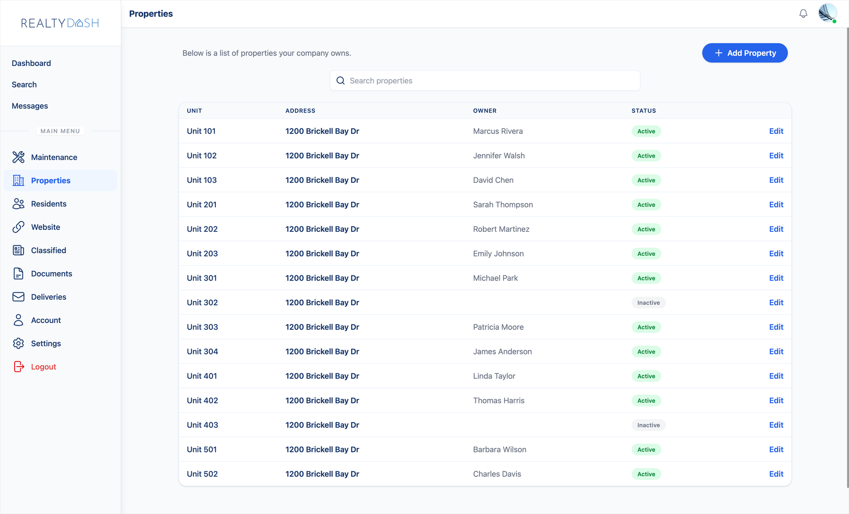 Add your community in RealtyDash